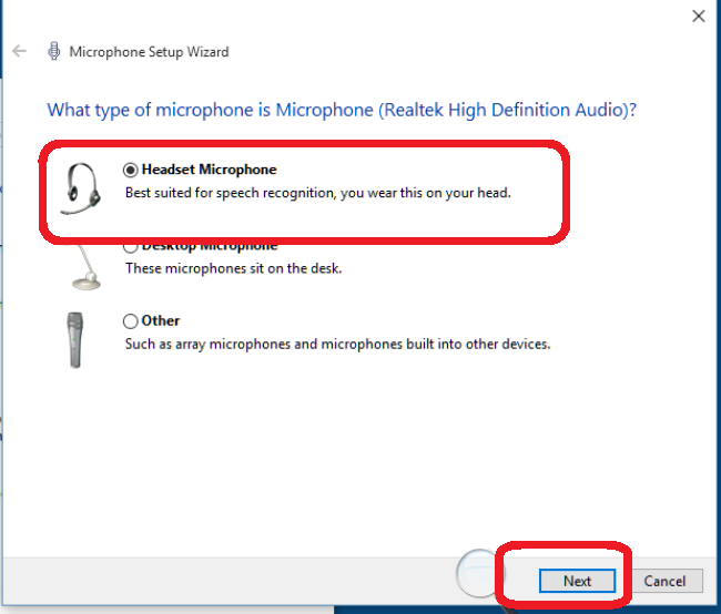 Microphone Setting